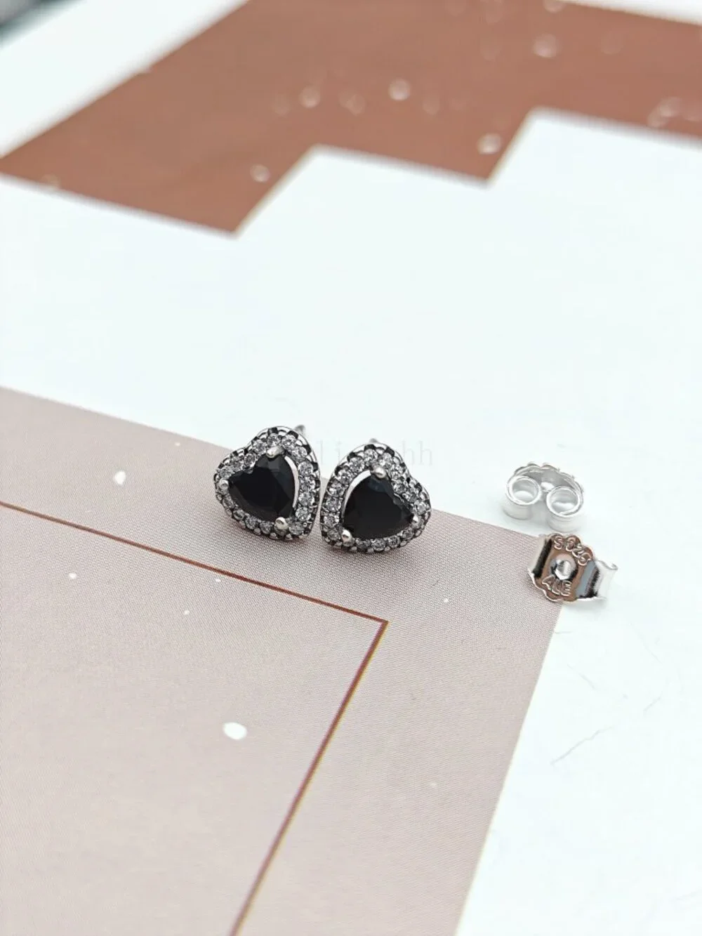 Pandora Elevated Heart Stud Earrings